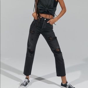 BDG High-Waisted Slim Straight Jeans